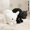 Black White Cat Plush Toy Stuffed Doll Cartoon Room Decoration Cute Kids Gift