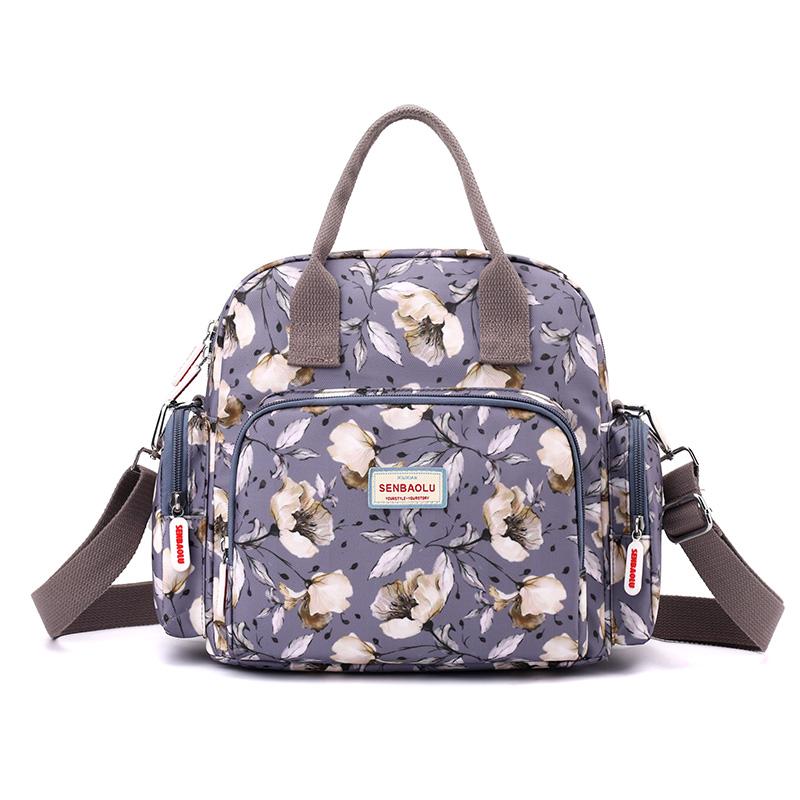 Geantă de umăr imprimată, ușoară, pentru călătorie în aer liber, geantă pentru mamă de vârstă mijlocie Geantă crossbody hidrofugă