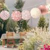Handmade DIY Hanging Paper Lantern Lightweight Party Pendant Round Hanging Decor  Birthday Party