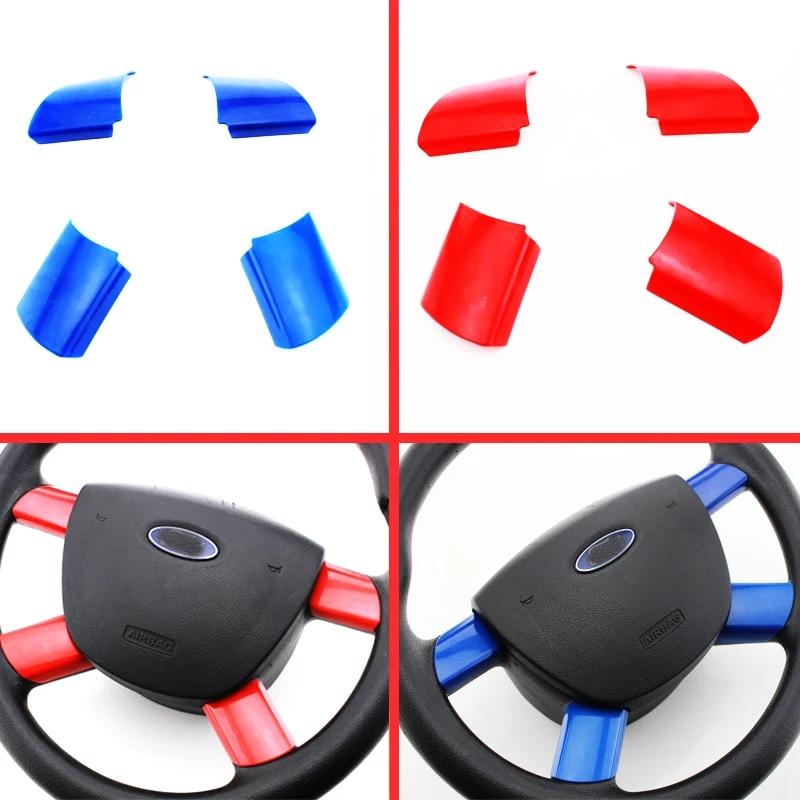 My Good Car for Ford Focus 2 MK2 2005 - 2011  Stainless Steel Car Steering Wheel Decoration Cover Trim Sticker