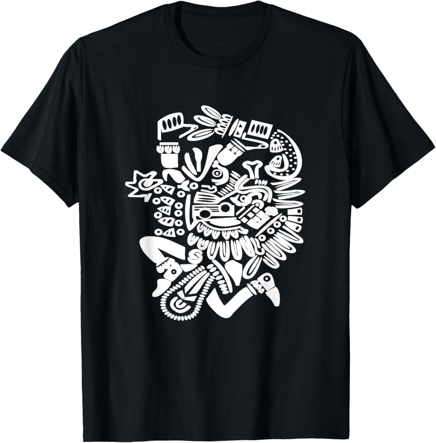 New Limited Quetzalcoatl, Aztec God Deity Feathered Serpent T-Shirt Mens Womens Tees Top Tops TeeA S