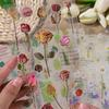 1 Set Flower Plants Scrapbook Sticker with 10 Paper Sheet Waterproof PET DIY Notebook Planner Journaling Gift Box Decoration Decal