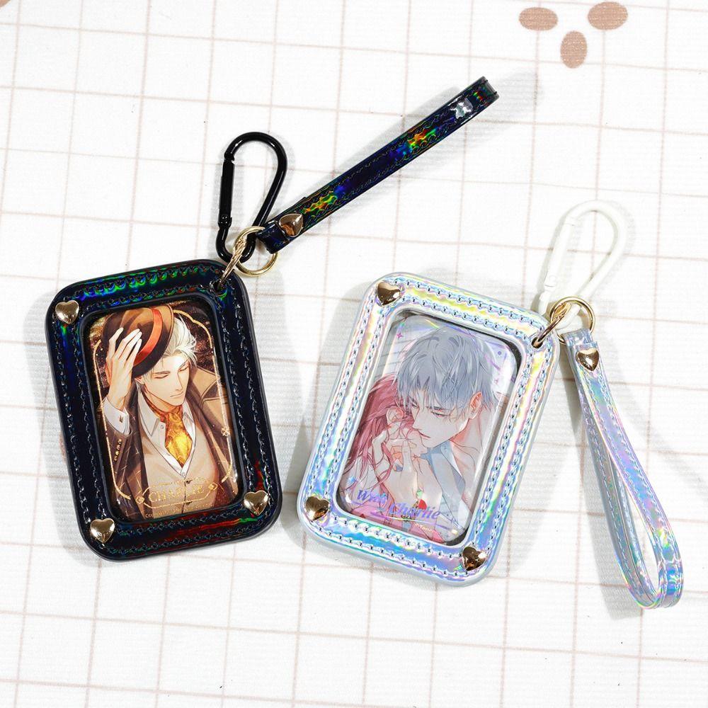 Square Anime Badge Holder Transparent Badge Ita Bag Badge Display Pendant  Badge Display