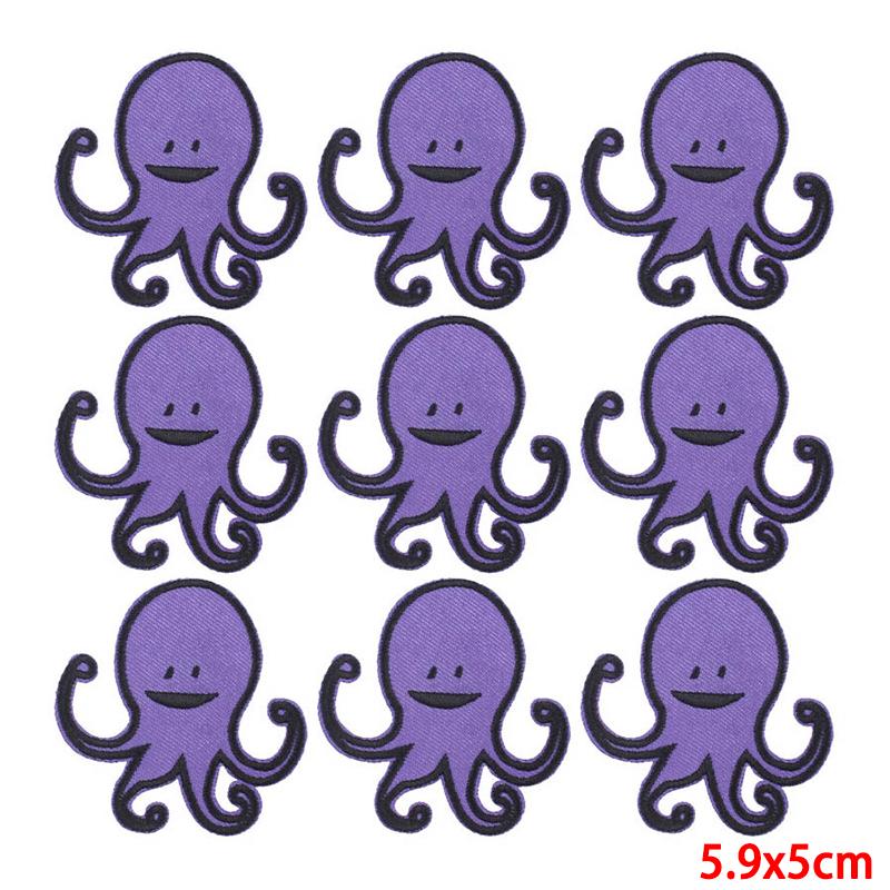 10 Pcs/lot Wholesale Embroidery Patch Iron On Patches For Clothing Patches On Clothes Jackets Decor Applique Sew Supplies