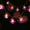 Multipurpose Halloween Decorations Lights Lifelike Decorative Purple Bats for Yard Patio