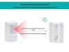 Upgraded Infrared Wireless Doorbell and Smart Sensor Driveway Alarm
