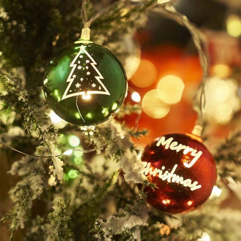 Christmas Led Indoor String Lights With Gift Box Ball For Festive Decor