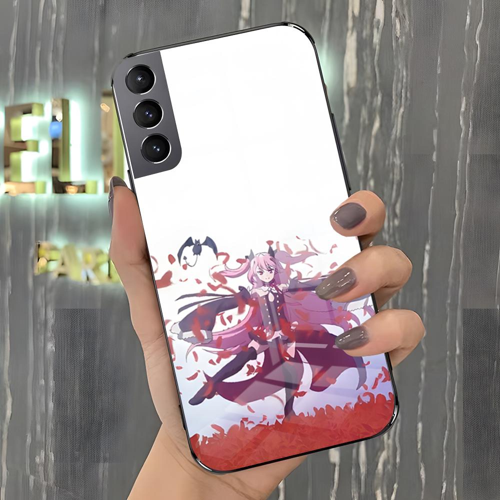 Anime Seraph Of The End Phone Case For Samsung A25 A13 A33 5G A54 A36 A35 A56 A52 A14 Shockproof Glass Cover