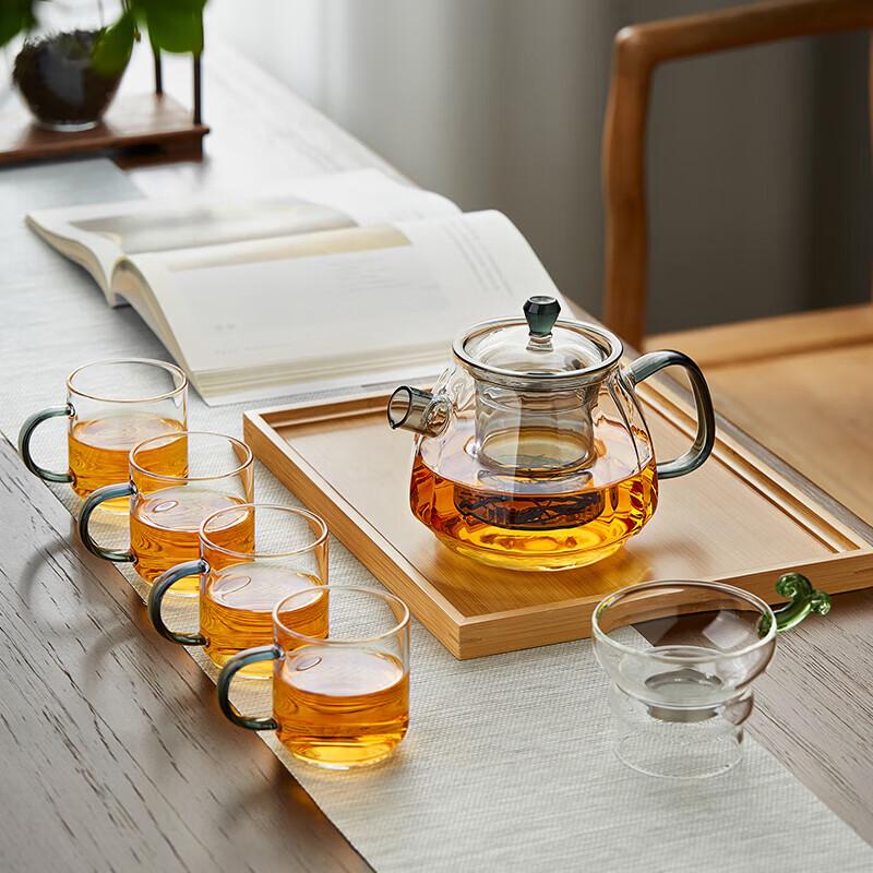 Luchangming Heat-Resistant Glass Brewing Teapot