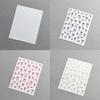 Lovely Simple Bronzing Line Bowknot 3D Self Adhesive Nail Art Decorations Stickers Ribbon Charming Cute Manicure Decals