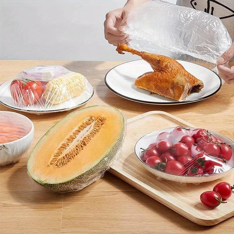 Jednorázové sáčky na potraviny Kryt na potraviny Plastový obal Elastická přilnavá fólie Víko Kuchyňský organizér Uskladnění Organizace Domácí Zahrada