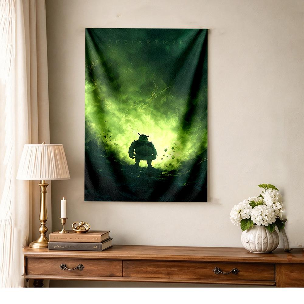 Shrek Vintage Tapestry Rustic Farmhouse Made For Dorm Wall Studio Wall Balcony Four Seasons Vintage Wall Art Perfect Gift For Dorm Roommate