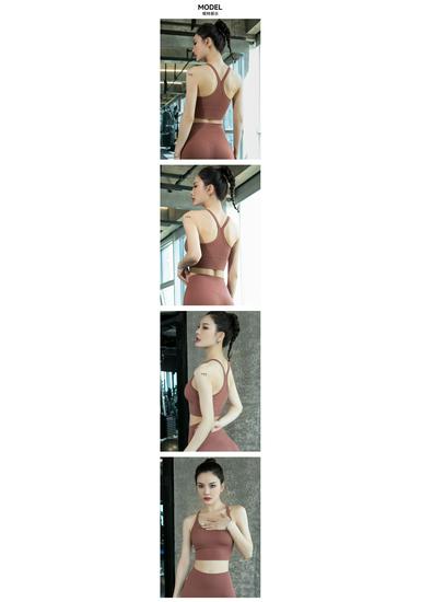 Strappy Sports Bra - Shockproof, High-Impact, Beautiful Back for Running & Yoga