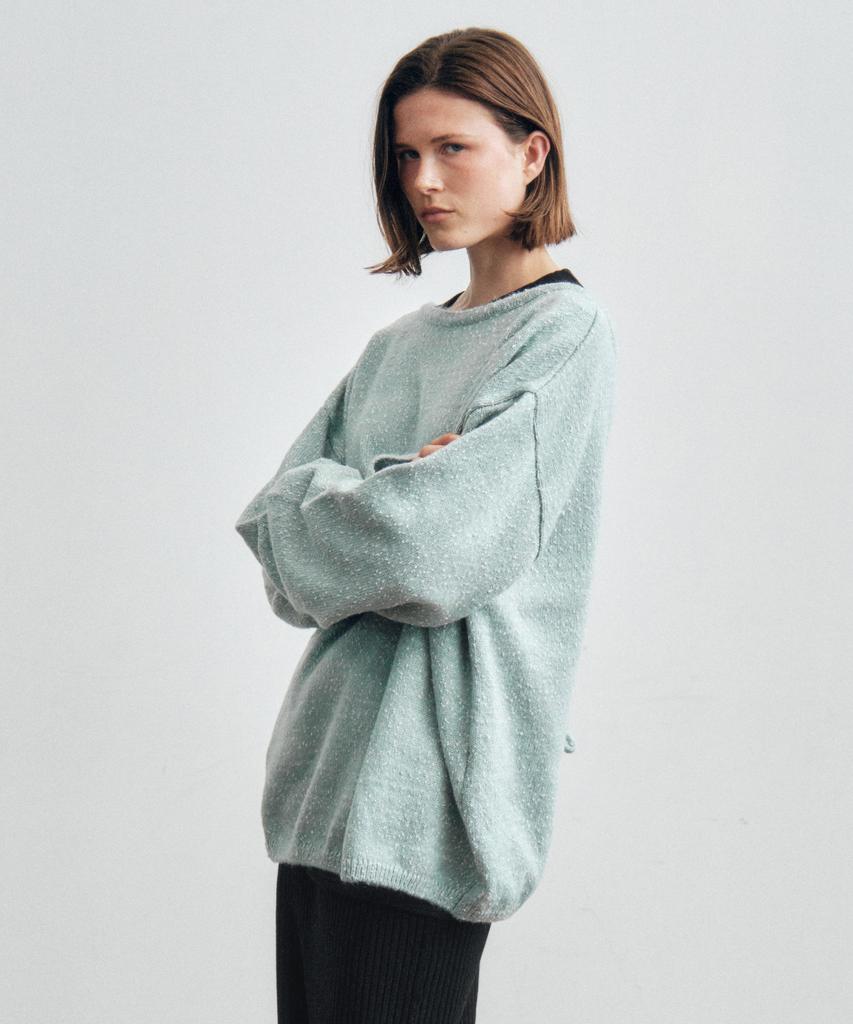 CITTA Reversible Back String Knit_Ctk237(Sky Blue)