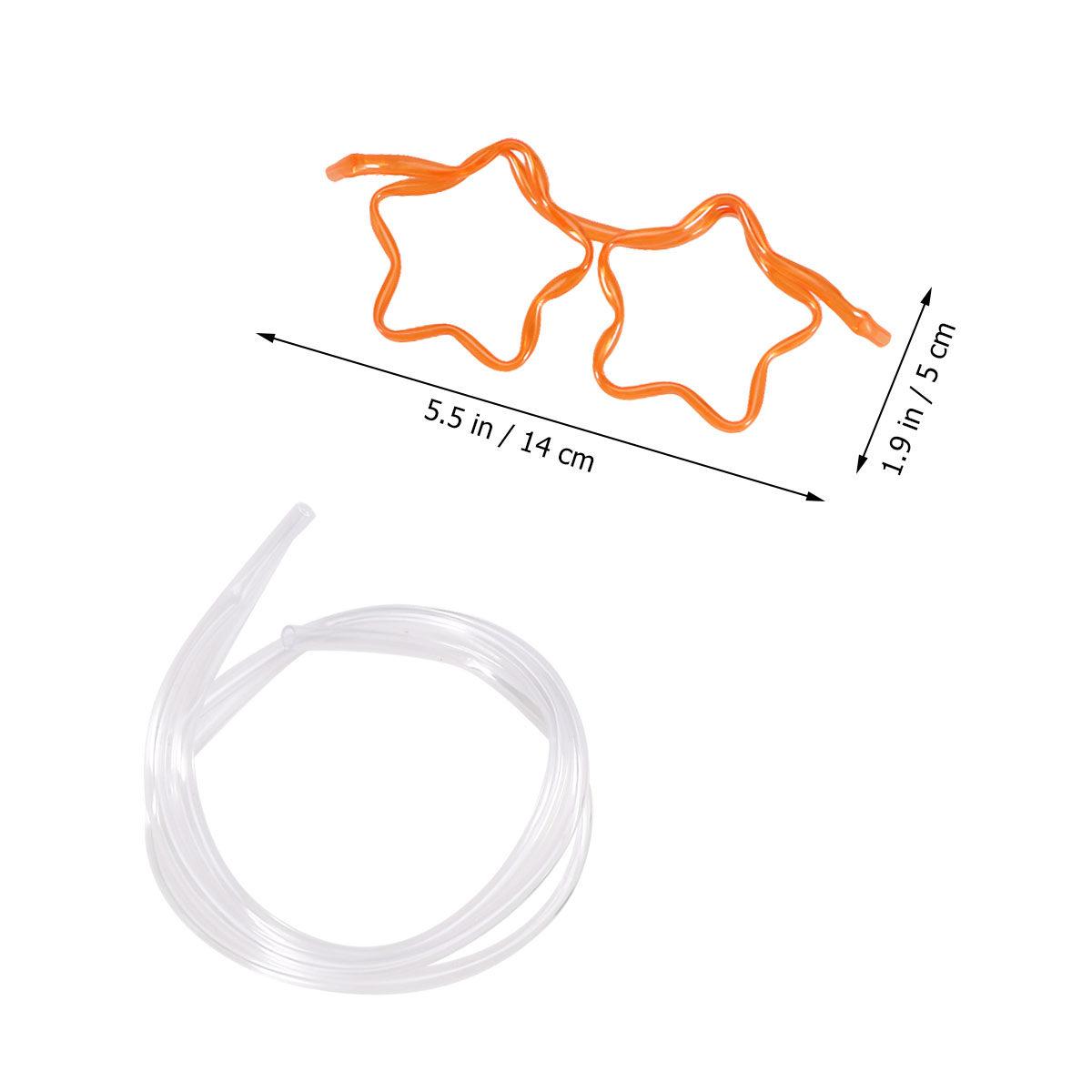 10Pcs Funny Straw Glasses Drinking Straws Kids Party Eyeglasses Bar Supplies Party Drinking Straws Straw Eyeglasses