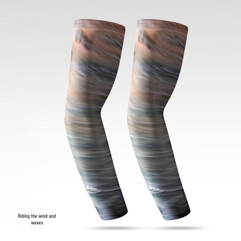 Men s Summer Ice Silk Sun Protection Arm Sleeves L