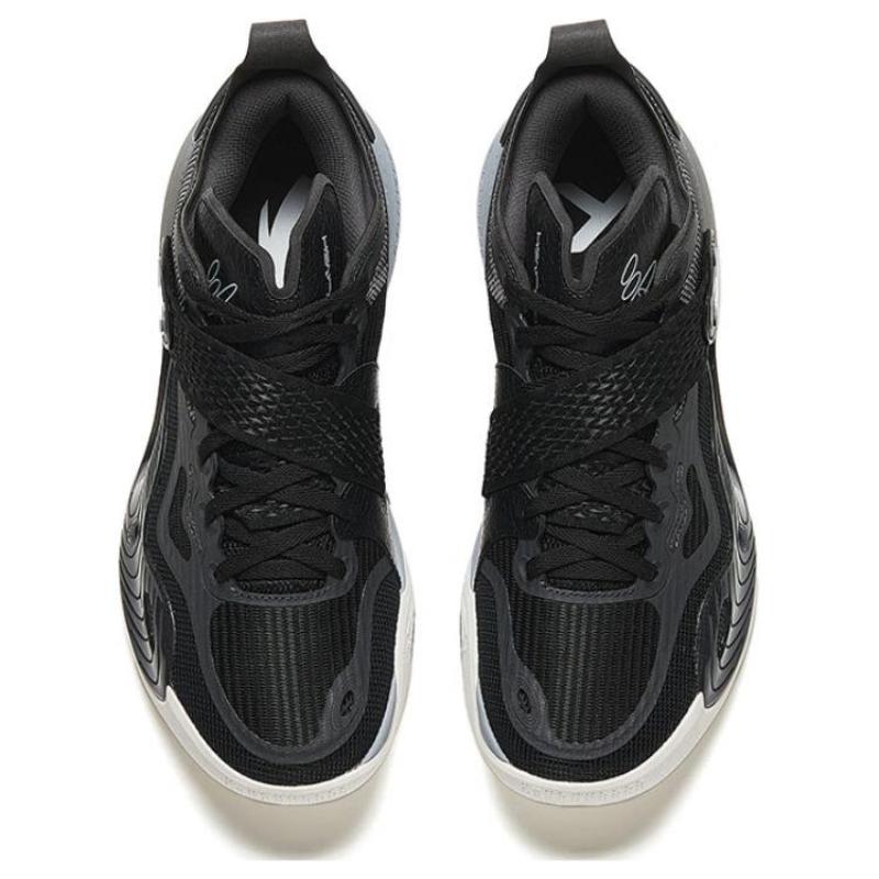 Anta Water Lily 6 Slip-Resistant Low-Top Basketball Shoes Men's Black Sneakers 112421108-1