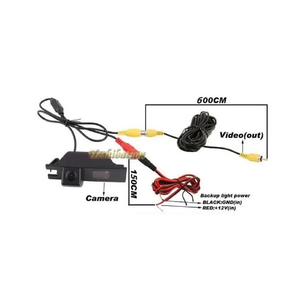 Caméra de recul Yeshibation pour Ford Transit Custom 2012~2018 HD CCD Vision nocturne Caméra de recul