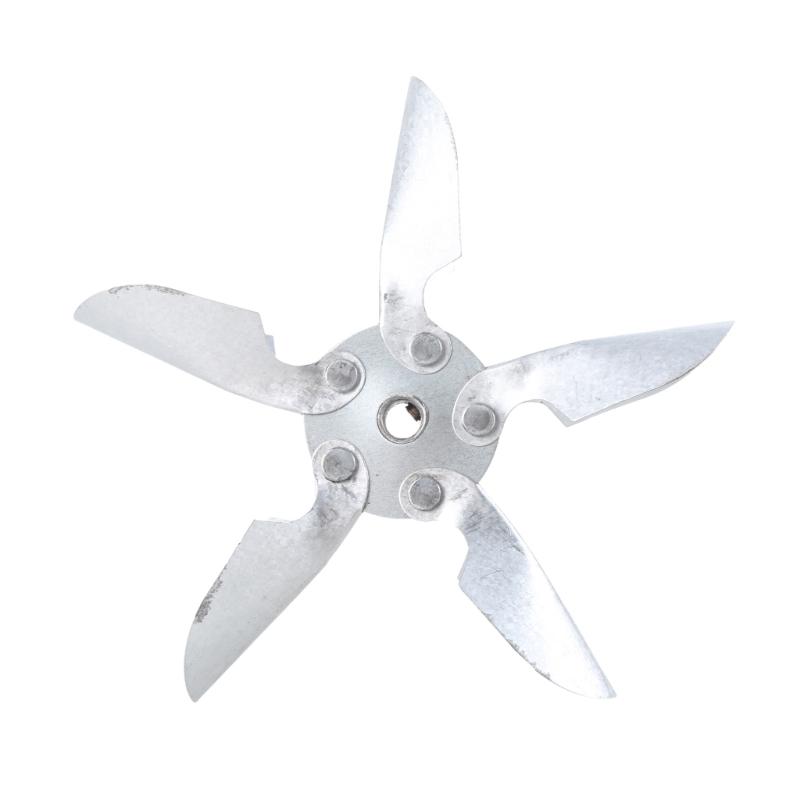 

Replacement Fan Leaf Power Motor, 12cm/4.7inch 15cm/6inch 5 Vanes Fan Leaf Iron Replacement