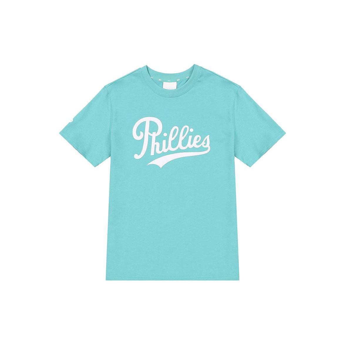 MLB T Shirts Unisex Blue Crew Neck Moderate Straight Fit 31TS05131-10TXY M