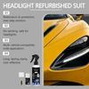 Kit de Restaurare Faruri, Polish Curățător Lentile Mașină pentru Ochelari Galbeni, Eliminator Protecție UV, Redă Claritatea Strălucirea, Protector Suprafață Mașină