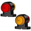 Ygmylandbb LED Side Marker Lamp for Trucks, 8LED Double-sided Emission,