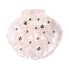 Hair Claw Shell Shape Rhinestones Inlaid Hair Clip Anti-slip Teeth Strong Grip Acrylic Small Hair Clip Styling Hair Accessory
