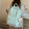 Schoolbag college style backpack girls new Korean ins high value candy color schoolbag junior high school students lightweight backpack