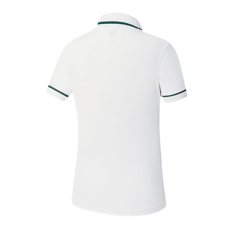 New FILA TENNIS Polo Shirt Women's Jade White A11W533128F-WT