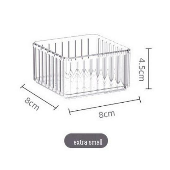Acrylic Transparent Desk Organizer and Storage Box Set
