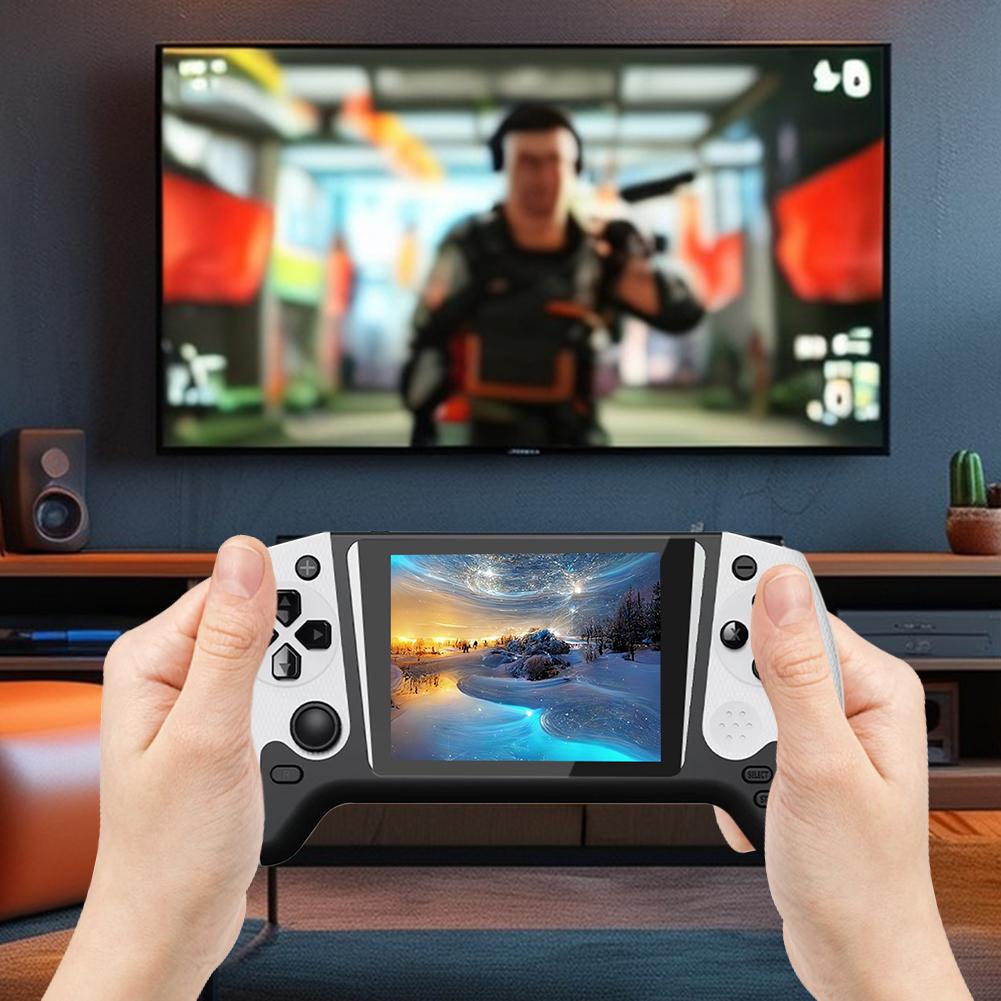 Gaming Console 3.5inch LCD Screen Built-in 500 Games Nostalgic Game Console Video Game Console for Kids Adults for Single Player