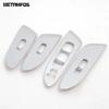 Window Lift Switch Cover Trim For Nissan Murano 2015-  2024 Chrome Interior Armrest Decoration Frame Car Accessories