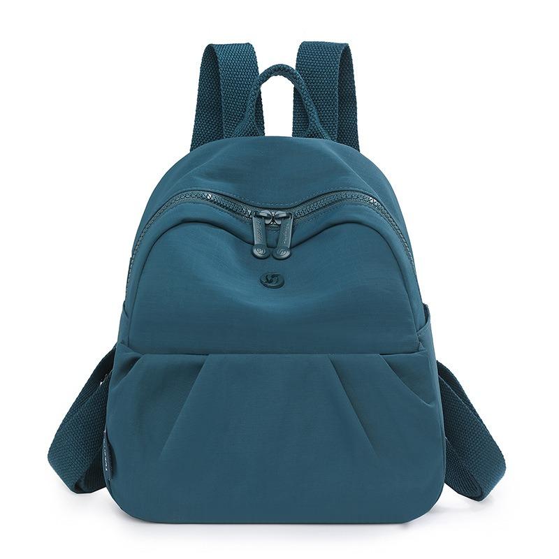 Backpack women's spring and summer new lightweight canvas nylon backpack high value fashion commuter bag