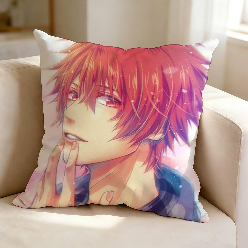 Game UUta no PPrincesama OOtoya Pillow Case Square DoubleSided Sofa Cushion Cover Bedroom Bedside Pillow