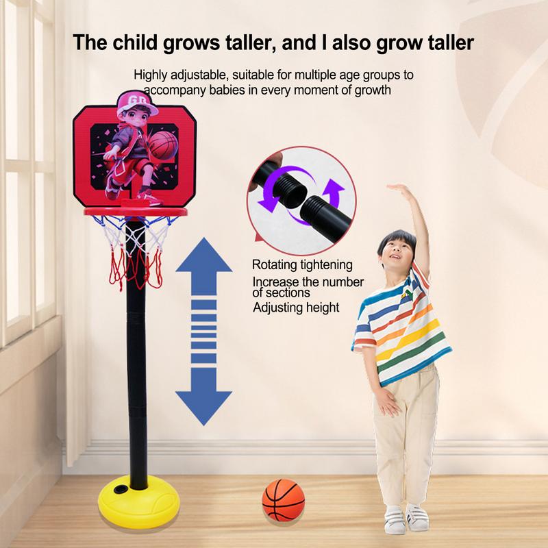 Portable Basketball Hoop Stand Room Basketball Playing Hoop Stand Fun Indoor Ball Mounting Board For Playground Bedroom Balcony