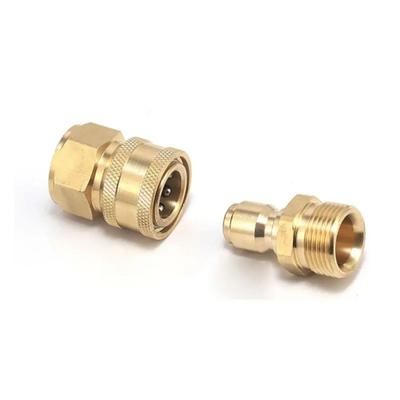 Kits de Conexión Rápida 3/8 M22 Adaptador 14/15mm Juego de Adaptadores de Alta Presión Construcción Duradera Accesorios G3/8 M22 Juego de Salida de Agua