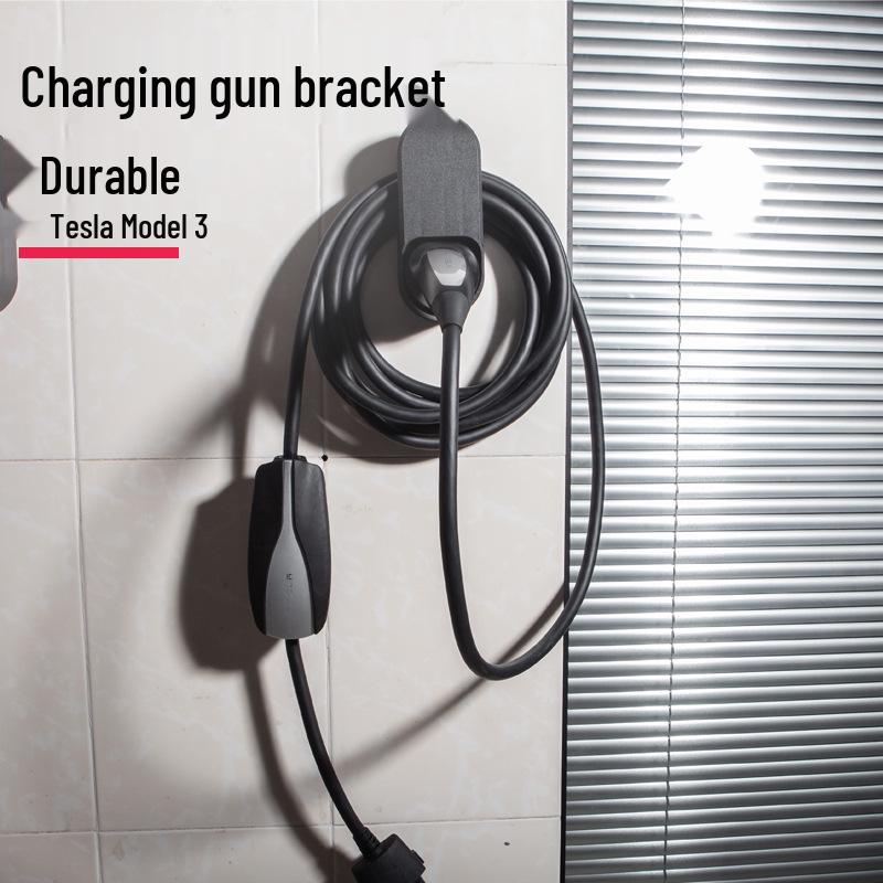 Universal Charging Gun Bracket for Tesla Model Y/3/S/X (Refresh) - Compatible with EU and US Standards