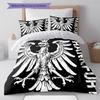 Frankfurt Football Pattern Bedding,Quilt Set Quilt Cover Pillowcase Home Birthday Gift (1 * Duvet Cover + 2 * Pillowcase, Without Core)