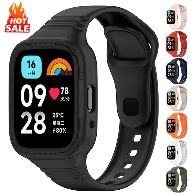 Case+Silicone Strap for Redmi watch 3 active/Lite band smartwatch Accessories Waterproof Bracelet for redmi watch 3 active/Lite