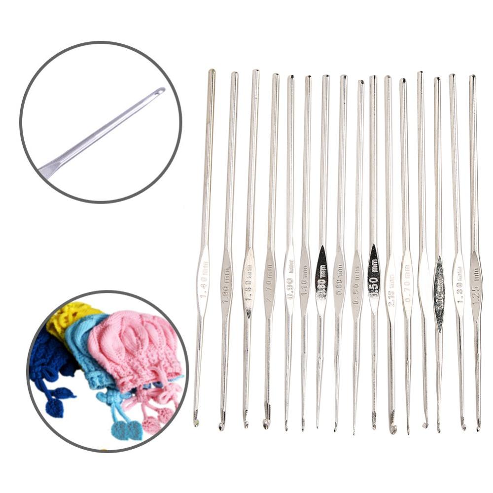 16pcs Thread Crochet Knitting stitching tools Set Metal Crochet stitching tools DIY Craft