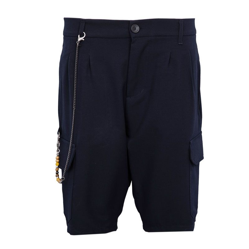 

Мужские бермуды карго с жемчужной цепочкой, полуночно-синие, IMPERIAL 48 темно-синий