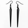 Charm Retro Punk Sliver Color Hollowed-out Heart Rose Flower Dangle Earrings for Women Gothic Hallowmas Jewelry Accessories Gift