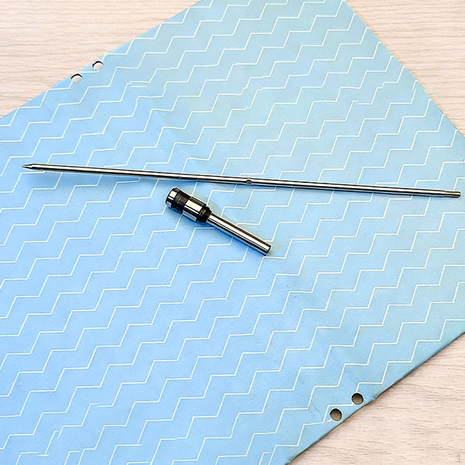 

Bookbinding Hole Punching Kit, Paper Punch Drill Metal Puncher Binding Kit for Scrapbook Tags,