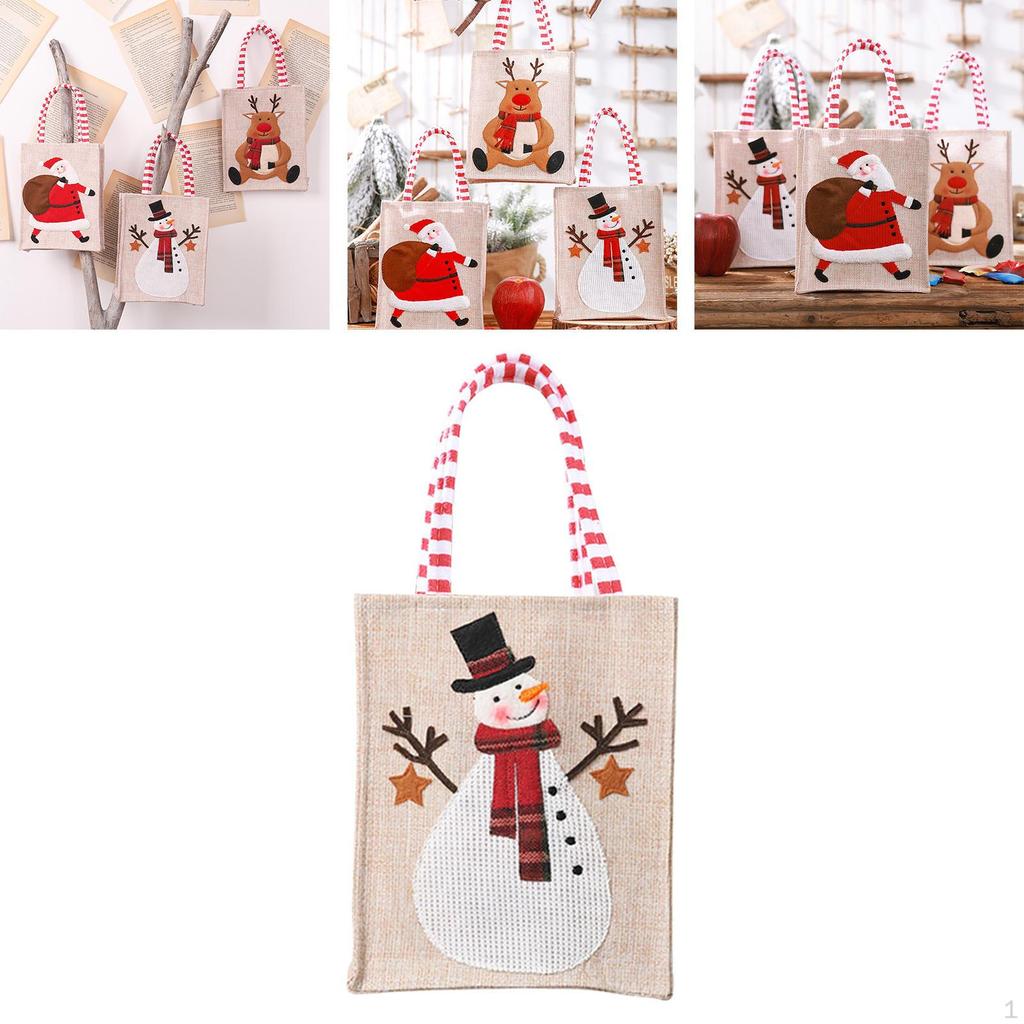 Bag Gift Storage Pouch Xmas Favor Tote Decoration for Festival Holiday Presents Kids Children