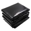 Heavy-Duty Black Flat-Top Garbage Bags