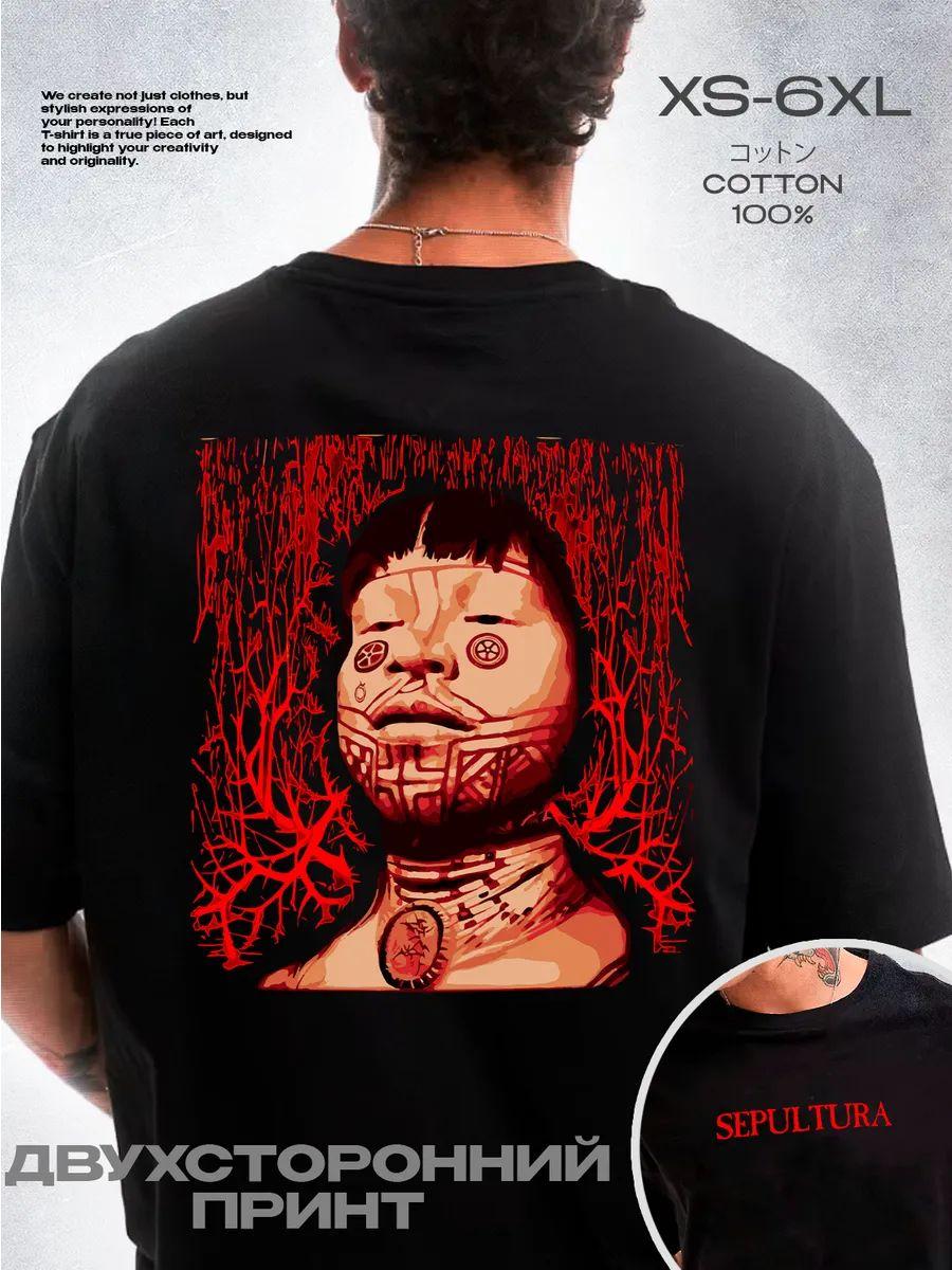 Sepultura double-sided print T-shirt S