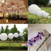 White Paper Lantern Set Round Folding Outdoor Wedding Decorative Hanging Lantern for Party Festive Lighting