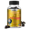 Bcuelov pflanzliche Vitamin D3+K2 Kapseln 2500mg mit Kalzium und mehreren Vitaminen zur Stärkung des Immunsystems 120 Kapseln