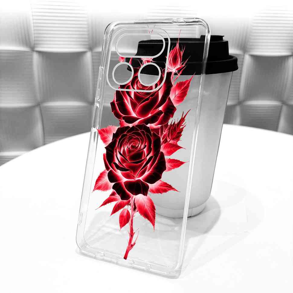 Petty Rose Flower Cover For Realme 16 Pro Plus Case Soft Silicone Back Cover Phone Case For Realme16 Pro Pro+ 5G Bags