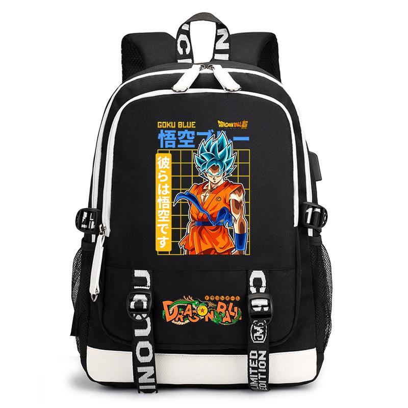 Anime Dragon Ball Backpack for School Casual Daypack for Kids Teenagers Students Boys Girls Everyday Use